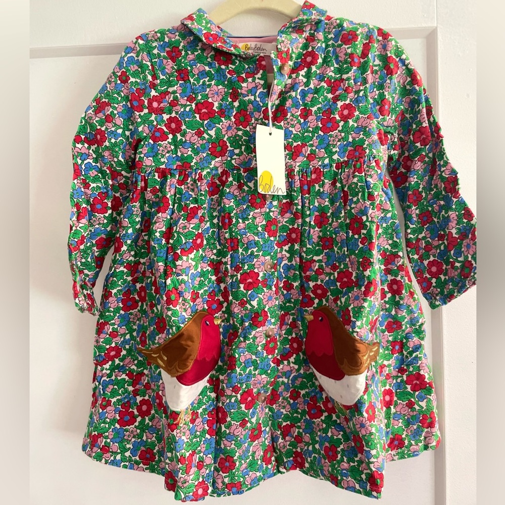 BODEN|18-24M|LONG SLEEVE DRESS